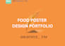 design creative and professional food posters